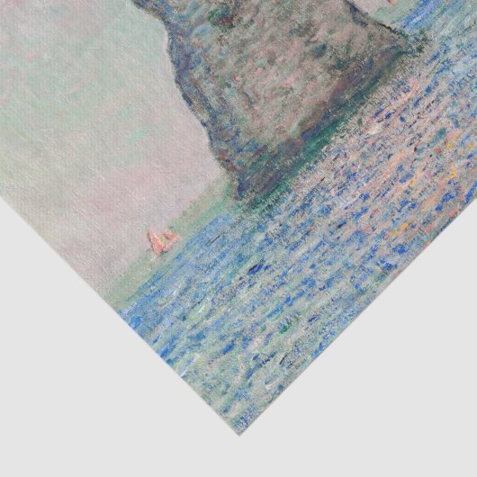 Claude Monet - Kliffen op Etretat Tissuepapier (Detail)