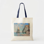 Claude Monet - Kliffen op Etretat Tote Bag (Voorkant)