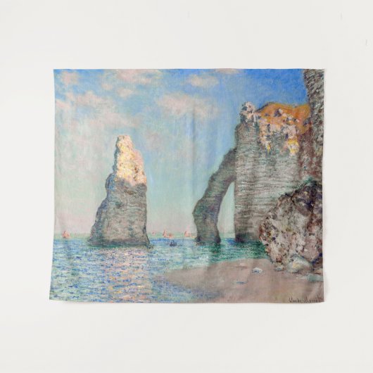 Claude Monet - Kliffen op Etretat Wandkleed (Voorkant (horizontaal))