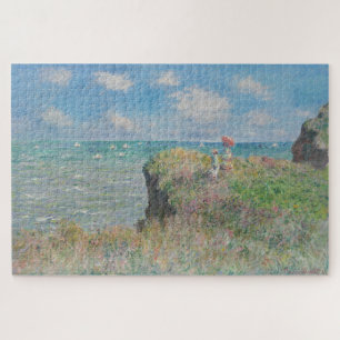 Claude Monet – Klippenwandelweg bij Pourville Fine Legpuzzel
