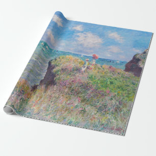 Claude Monet - Klipwandeling bij Pourville Cadeaupapier