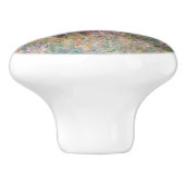 Claude Monet - Klipwandeling bij Pourville Keramische Knop (Zijkant)