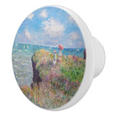 Claude Monet - Klipwandeling bij Pourville Keramische Knop (Rechts)