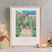 Claude Monet Kunst Print De Tuin van de Kunstenaar