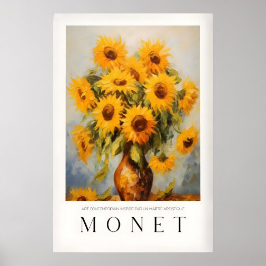 Claude Monet Kunstprint Poster (Voorkant)