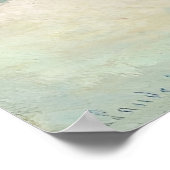 Claude Monet kunstschilderij Poster (Hoek)