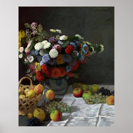 Claude Monet kunstschilderij Poster (Voorkant)