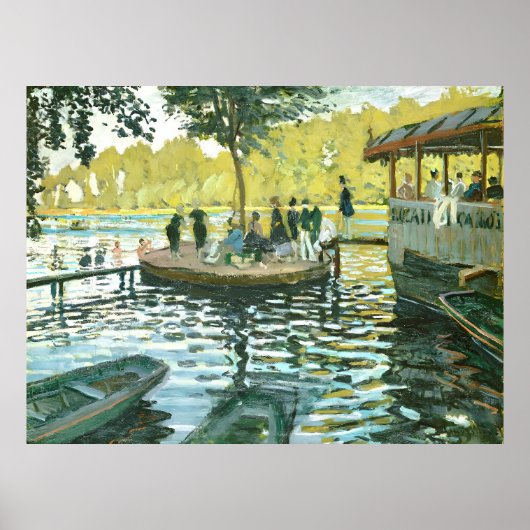 Claude Monet kunstschilderij Poster (Voorkant)