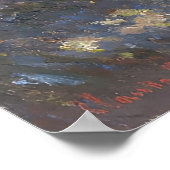 Claude Monet kunststijl Poster (Hoek)