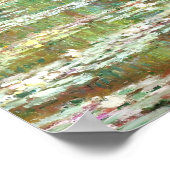 Claude Monet kunststijl Poster (Hoek)