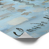 Claude Monet kunststijl Poster (Hoek)