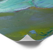 Claude Monet kunstwerk Poster (Hoek)