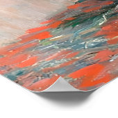 Claude Monet kunstwerk Poster (Hoek)