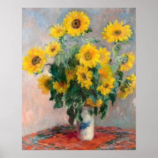 Claude Monet kunstwerk Poster (Voorkant)
