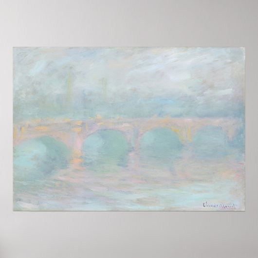 Claude Monet kunstwerk Poster (Voorkant)