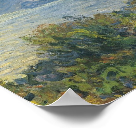 Claude Monet - La Corniche bij Monaco Poster (Hoek)