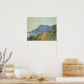 Claude Monet - La Corniche bij Monaco Poster (Keuken)