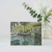 Claude Monet | La Grenouillere Briefkaart (Staand voorkant)