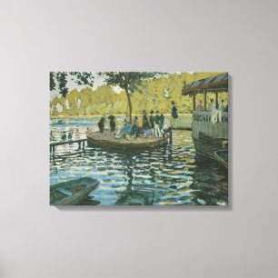 Claude Monet   La Grenouillere Canvas Afdruk