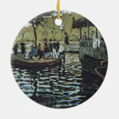 Claude Monet | La Grenouillere Keramisch Ornament (Achterkant)