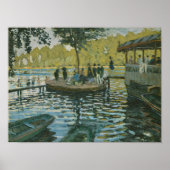 Claude Monet | La Grenouillere Poster (Voorkant)