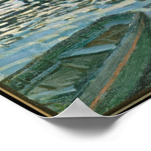 Claude Monet - La Grenouillere Poster (Hoek)