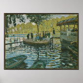 Claude Monet - La Grenouillere Poster (Voorkant)