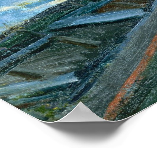 Claude Monet La Grenouillère Poster (Hoek)