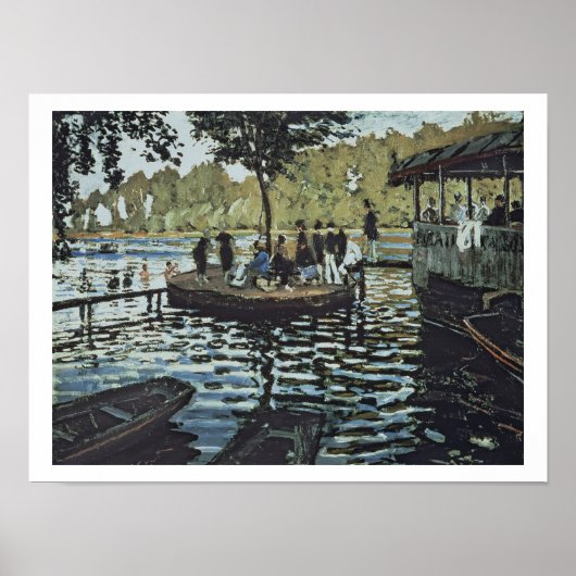 Claude Monet | La Grenouillere Poster (Voorkant)