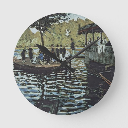 Claude Monet | La Grenouillere Ronde Klok (Voorkant)