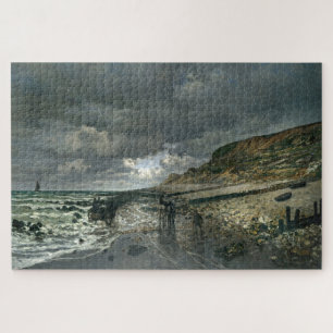 Claude Monet - La Pointe de la Hève bij laag tij Legpuzzel