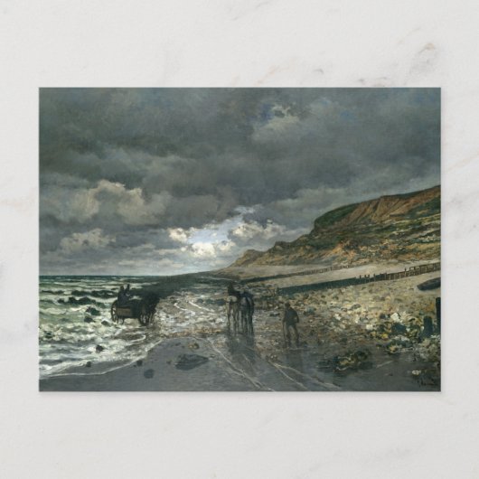 Claude Monet - La Pointe de la Hève bij Low Tide Briefkaart (Voorkant)