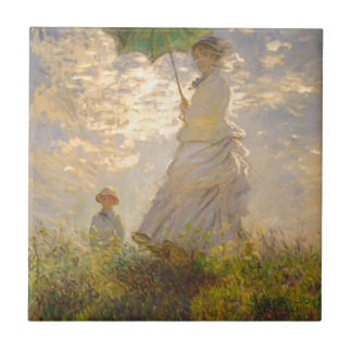 Claude Monet // La Promenade // Umbrella Tegeltje