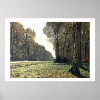 Claude Monet - La Route du Bas-Breau Poster