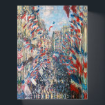 Claude Monet - La Rue Montorgueil - Parijs<br><div class="desc">La Rue Montorgueil à Paris fete du 30 juin 1878. Door Claude Monet in 1878.</div>
