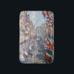 Claude Monet - La Rue Montorgueil - Parijs Badmat<br><div class="desc">La Rue Montorgueil a Paris fete du 30 juin 1878. Door Claude Monet in 1878.</div>