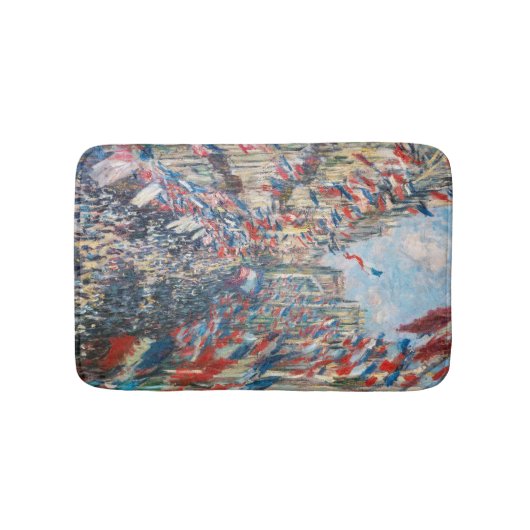 Claude Monet - La Rue Montorgueil - Parijs Badmat (Voorkant)