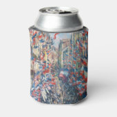 Claude Monet - La Rue Montorgueil - Parijs Blikjeskoeler (Blikje Achterkant)