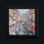 Claude Monet - La Rue Montorgueil - Parijs Cadeaudoosje<br><div class="desc">La Rue Montorgueil à Paris fete du 30 juin 1878. Door Claude Monet in 1878.</div>
