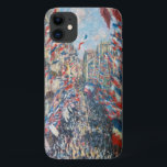 Claude Monet - La Rue Montorgueil - Parijs Case-Mate iPhone Case<br><div class="desc">La Rue Montorgueil à Paris fete du 30 juin 1878. Door Claude Monet in 1878.</div>