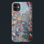 Claude Monet - La Rue Montorgueil - Parijs Case-Mate iPhone Case<br><div class="desc">La Rue Montorgueil à Paris fete du 30 juin 1878. Door Claude Monet in 1878.</div>