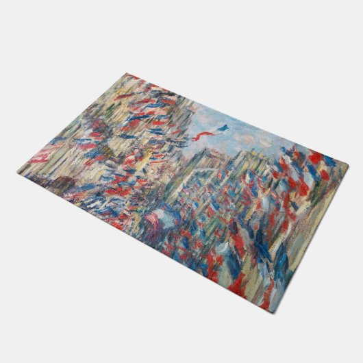 Claude Monet - La Rue Montorgueil - Parijs Deurmat (Schuin)