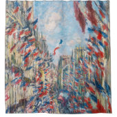 Claude Monet - La Rue Montorgueil - Parijs Douchegordijn (Voorkant)