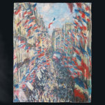 Claude Monet - La Rue Montorgueil - Parijs Fleece Deken<br><div class="desc">La Rue Montorgueil a Paris fete du 30 juin 1878. Door Claude Monet in 1878.</div>