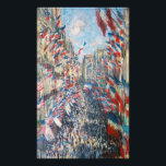 Claude Monet - La Rue Montorgueil - Parijs Foto Afdruk<br><div class="desc">La Rue Montorgueil à Paris fete du 30 juin 1878. Door Claude Monet in 1878.</div>