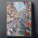 Claude Monet - La Rue Montorgueil - Parijs Fotoplaat<br><div class="desc">La Rue Montorgueil à Paris fete du 30 juin 1878. Door Claude Monet in 1878.</div>
