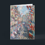 Claude Monet - La Rue Montorgueil - Parijs Kaart<br><div class="desc">La Rue Montorgueil in Parijs feest van 30 juni 1878. Door Claude Monet in 1878.</div>