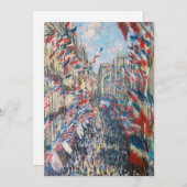 Claude Monet - La Rue Montorgueil - Parijs Kaart (Voorkant / Achterkant)