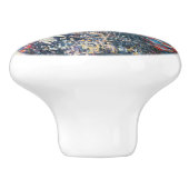 Claude Monet - La Rue Montorgueil - Parijs Keramische Knop (Zijkant)