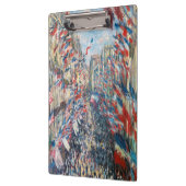 Claude Monet - La Rue Montorgueil - Parijs Klembord (Links)